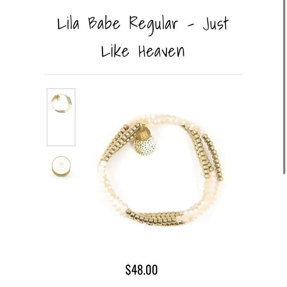 B.b. Lila Lila Babe Regular Just Like Heaven Beaded Wrap Champagne Sparkle Gold - Picture 11 of 11